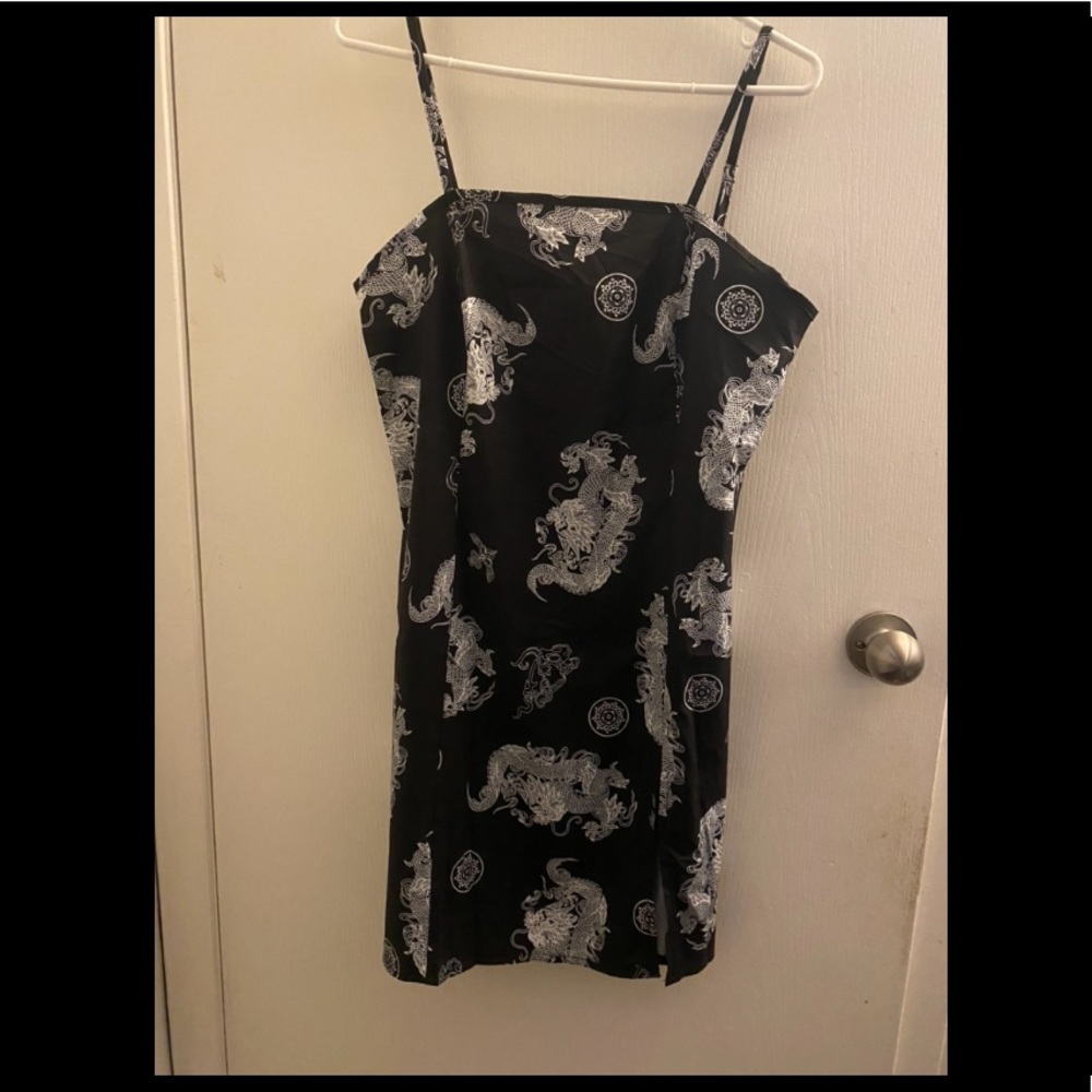 Dragon print dress